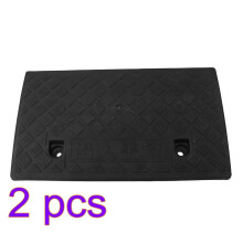 Curb Ramp Black Heavy Duty Portable for Cars Bikes Scooters