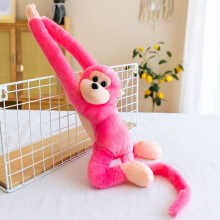 Lindo peluche de mono de brazos largos de 70 cm (27,6 pulgadas) – Muñeco de peluche suave y esponjoso para niños, regalo de cumpleaños/Navidad,