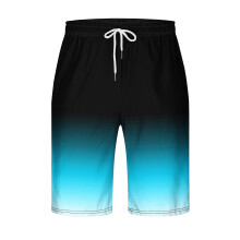Pantalones cortos deportivos para hombre, gimnasio, baloncesto, estampado degradado, bolsillos, cintura elástica, cordón ajustable, pantalones