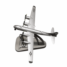 Detailed US B 29 Superfortress Alloy Aircraft Model 1 300 Scale with Little Boy Missile Aviation Enthusiasts Home Decoration