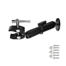 360 Adjustable Aluminum Trolling Motor Support With Nonslip Base For Secure Kayak Pontoon Installation