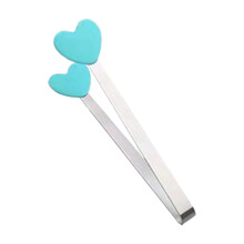 2026 Novedad: Pinzas para alimentos con forma de corazón, pinzas para hielo, mini pinzas para alimentos de acero inoxidable, pinzas para terrones de