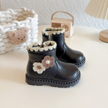 Children's Boots With Plush Cotton Shoes, Socks, Cotton Boots, Warm And Thick Snow Boots