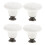 Λαβή συρταριού σε ρουστίκ λευκό χρώμα 1,30x1,30x1,20 ίντσες 1