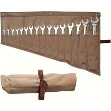 Sac enroulable pour clés à molette, en toile Oxford imperméable, 16