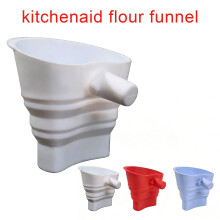 Embudo de silicona para harina compatible con batidora KitchenAid (1 unidad)