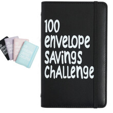 100-Day Money Saving Challenge Coin Envelope Set – Budget Tracker with 100 Labeled Cash Envelopes, Financial Goal Organizer for Cash Stuffing &