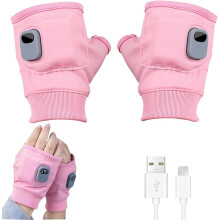 Guantes sin dedos termostáticos con calefacción recargables3Heat