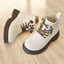 Children's Boots, Single Boots, Solid Color, Cute, Fashionable, Exquisite Short Boots
