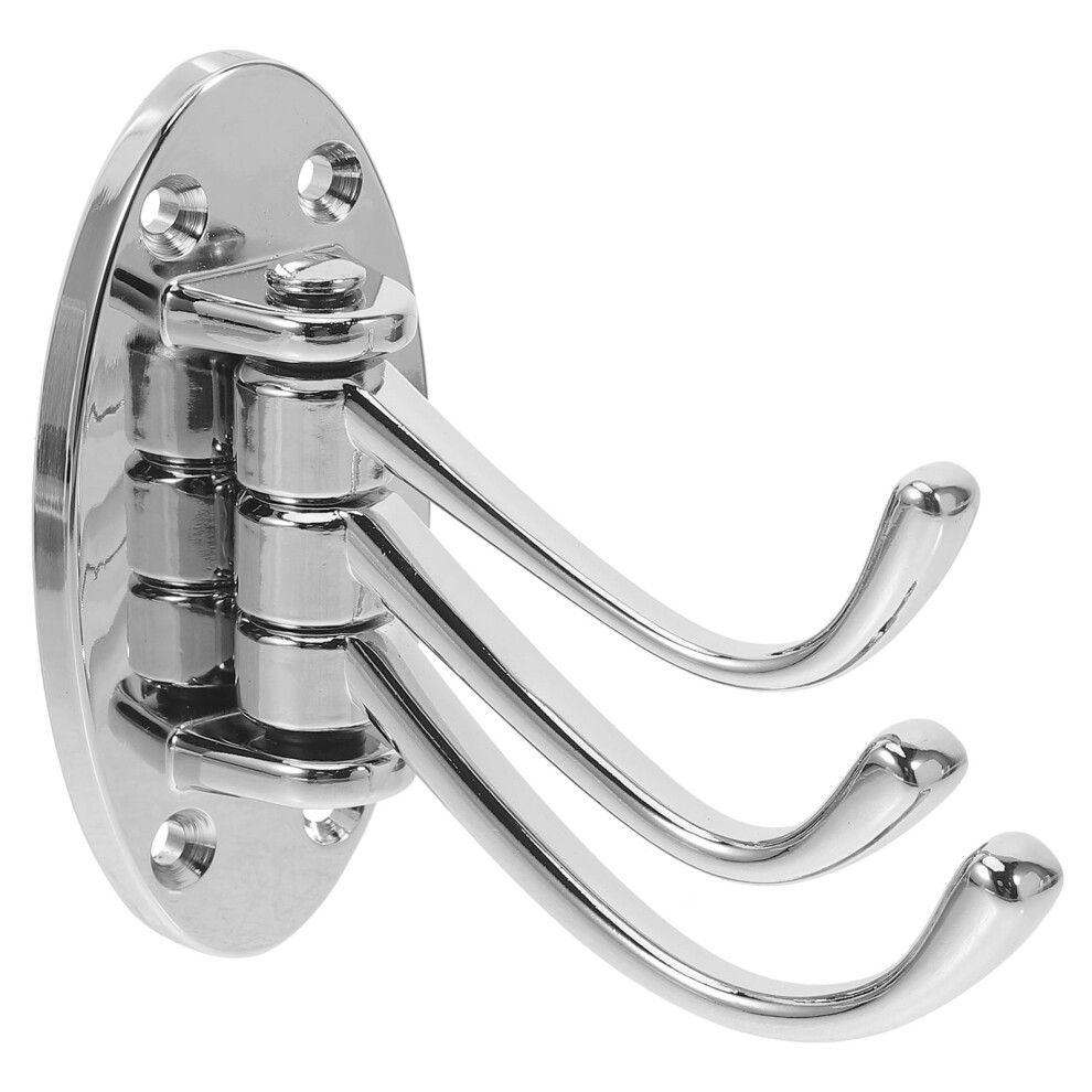 Swivel Arm Towel Hook Silver Heavy Duty 1 Set 919886070475