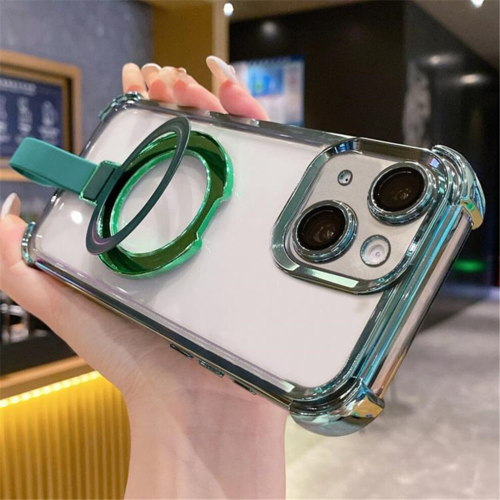 Iphone 15 Case Magsafe Compatible Transparent Green 919886072011
