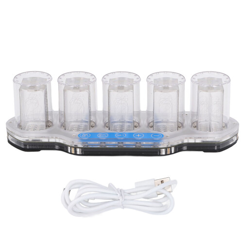 Ρολόι Nixie Tube με απομίμηση διακόσμησης γραφείου, με μνήμη απενεργοποίησης και