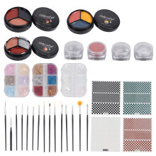 Kit de decoração de unhas com strass coloridos, esmalte em gel cremoso de ampla aplicação, compatível com LED e UV, fácil de aplicar para