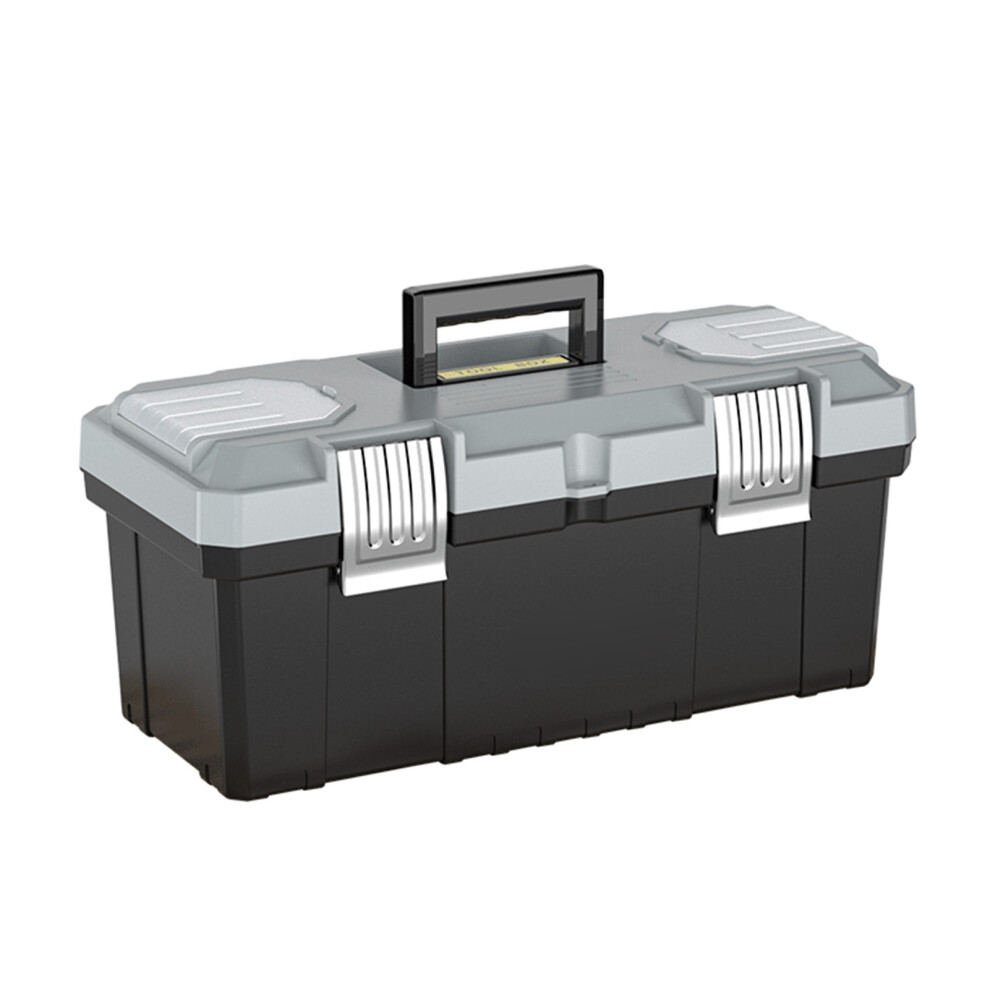 Plastic Toolbox Toolbox With Removable Tray Durable Toolbox Sturdy Toolbox With Seismic Non Slip Pad Tool Storage Versatile Design Secure Toolbox For 9489952180229