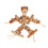Parrot Wood Blocks Chew Toy - Movable Hooks 2