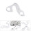 Universal Derailleur Hanger Tail Hook for Bikes Smooth Surface Long Lasting Practical Tool Premium Material Compatibility Easy to Install Durable 8