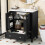 734687cm White Bathroom Cabinet Ceramic Sink Moisture Proof Large Storage 2