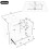 734687cm White Bathroom Cabinet Ceramic Sink Moisture Proof Large Storage 6