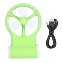 Ventiladores USB recarregáveis para celular, com entrada Tipo C, 2 unidades de mini ventiladores potentes e ecológicos para alívio instantâneo.