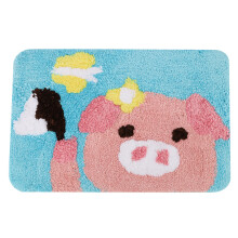 Charmante Flanell-Badematte, starke Wasseraufnahme, ideal für Eingangstüren, Küchen, Wintergärten und Hintertüren, Material: