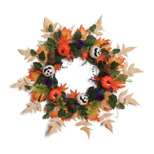 Mesterséges virágdíszek, elegáns, kézzel készített halloweeni dekoráció, amely fokozza a parasztház stílusú dekorációt, tökéletes
