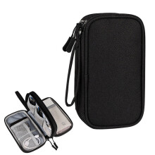Effortless Tech Accessory Pouch, Portable Electronic Organizer Designed With Multi-compartment Storage, Waterproof And Durable For Everyday Use