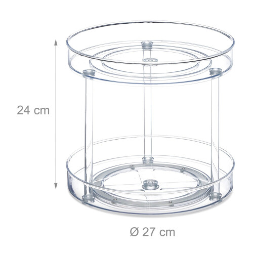 To-lags platespiller i plast, 27 cm diameter 2