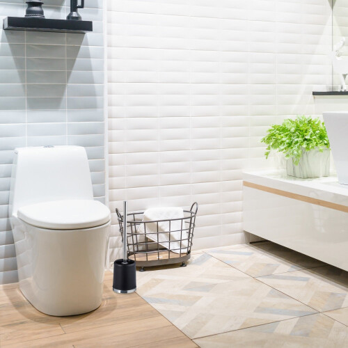 Set scopino WC con supporto, confezione da 3 1