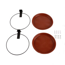 Outdoor Oasis, Garden Bird Bath Platform With Rust-Resistant Features, Suitable For Long-Term Outdoor Use, Perfect For Attracting Birds To Gardens