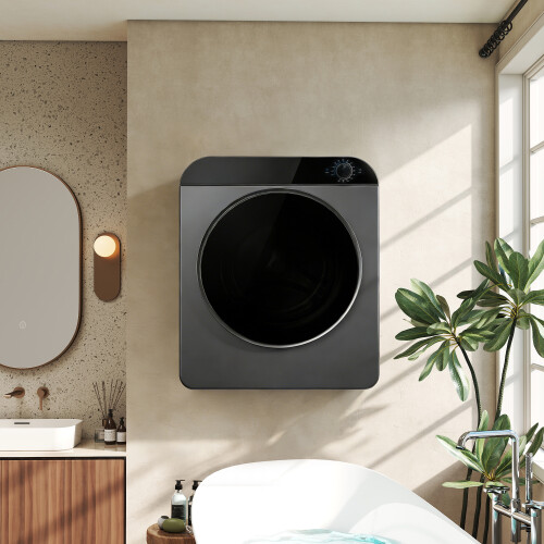 3. 3kg High-Performance Tumble Dryer PTC Heating Stainless Steel Drum Stackable Wall-Mountable 1