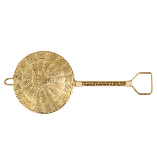 Elegant Copper Tea Infuser, Hand-Woven Double Layer Filter for Loose Leaf Brewing
