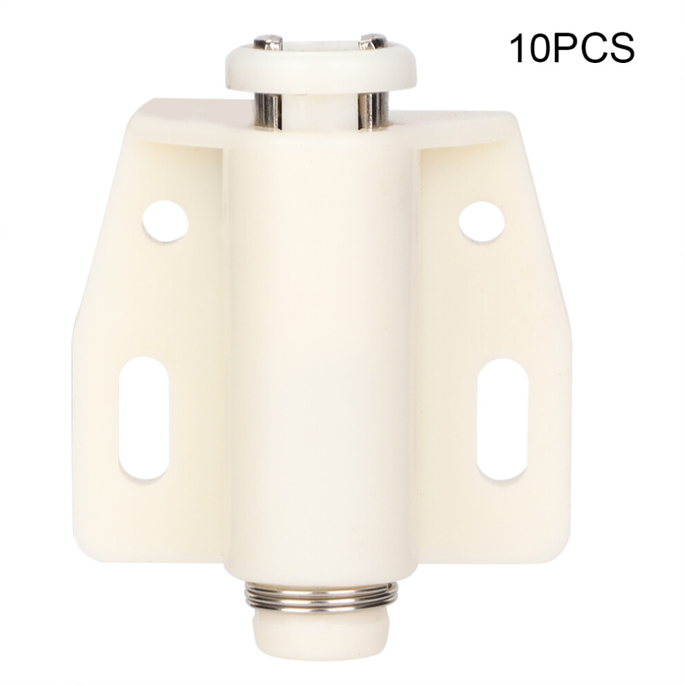 Drawer Closure Magnet, Magnetic Press Latch For Effortless Handling, Cabinet Door Catch With Buffer Free Handle Rebound For Smooth Operation (10Pcs) 9425574611444