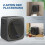 11. 4kg Mini Vented Tumble Dryer 800W 6 Programs LED Touchscreen 60 Wall-Mountable Grey 7