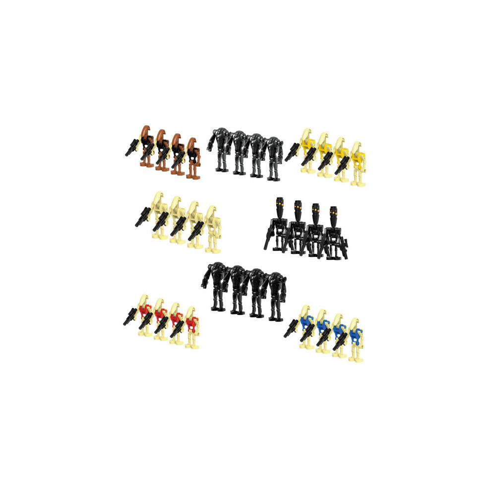 Enekio 32Pcs Star Wars Super Battle Droid Minifigures Fits Lego