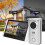 Home Security System With7In TFT LCD Video Door Phone Intercom Systems Two Way Audio Duplex Wireless Intercom Digital Processing Technology 7
