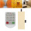 Cabinet Lock With Keypad Number Electronic Code Lock ABS Plastic Zinc Alloy Frame Energy Saving Feature Temporary Or Fixed Password Setup For Sauna 5