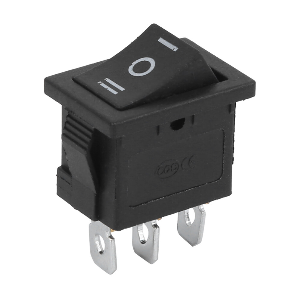 Kcd1 10Pcs Mini Power Switches 3Pin 3Position Square Rocker For Home Appliances 4161392332219