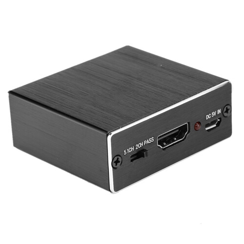 HDMI Audio Extractor With Plug And Play Installation Supporting Wide Compatible Devices Featuring Optical Toslink SPDIF Output And Three Audio Mode 1