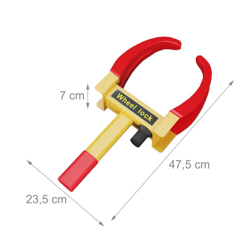 Universal Car Wheel Lock - Adjustable Anti-Theft Clamp 2
