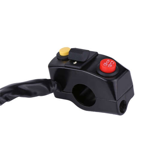 Waterproof Handlebar Control Switch For Motorbikes Universal Turn Signal Horn Head Light Low High Beam Multi Function Switch With Durable Build Fits 2