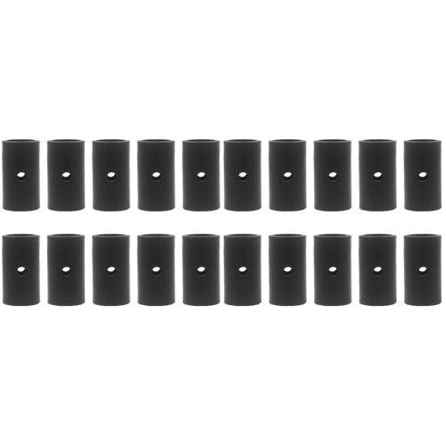 24Pcs Durable Pe Plastic Foosball Locators Black Replacement Parts 2