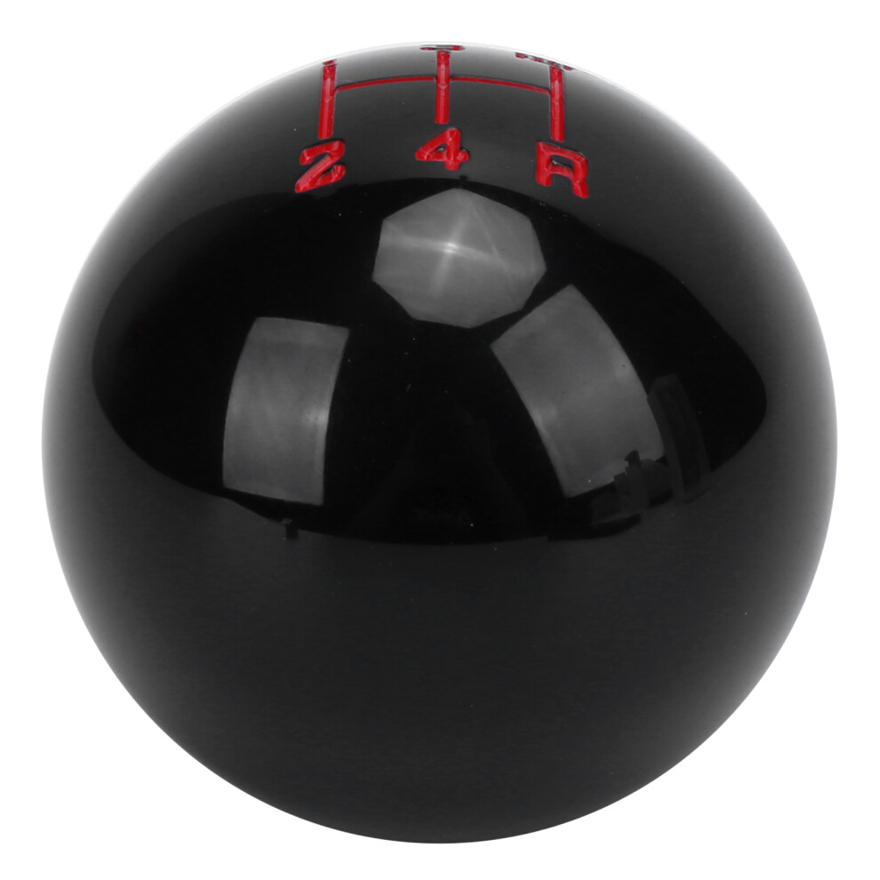 M12x1.25 Gear Shift Knob Head 5-Speed Acrylic Universal Black 8441390753336