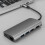 Συμπαγής διανομέας USB Hub με τεχνολογία USB3.0, γρήγορη μεταφορά δεδομένων, 2