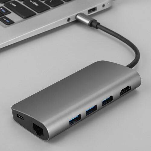 Συμπαγής διανομέας USB Hub με τεχνολογία USB3.0, γρήγορη μεταφορά δεδομένων, 1