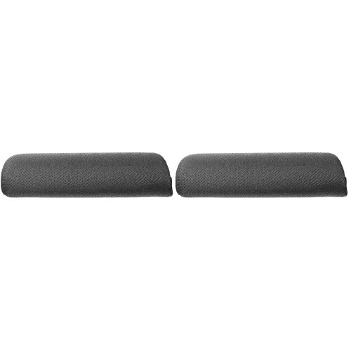 2Pcs Footrest Cushions Black Soft Support Pads for Office Desk Use 1