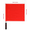 6Pcs Lightweight Red Referee Flags Handheld Signal Flags for Matches 2