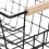 Wire Storage Baskets, Set of 2 with Wooden Handles 5