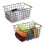 Wire Storage Baskets, Set of 2 with Wooden Handles 7