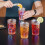 Vintage-Glasbecher, 4er-Set - Elegantes Design 2