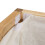 Walnut Wood Laundry Chest with Cushion Seat 7